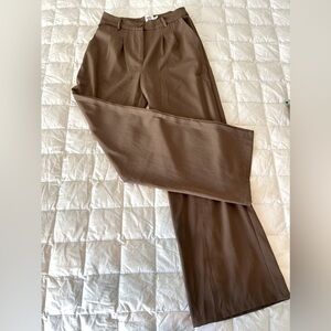 Princess Polly Brown high rise trousers